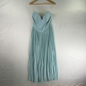 chinese dress ladies Rent House Of CB Marcella Pleated Maxi Dress (Ocean Blue) – Dress for a  Night main image 0
